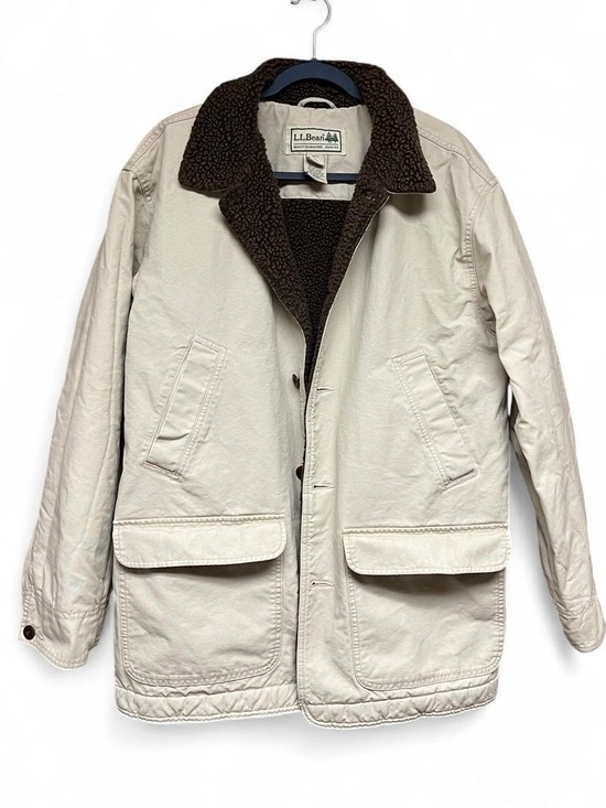 L.L. Bean Other - L.L. Bean Sherpa Lined Barn Chore Coat Men’s Size Large
